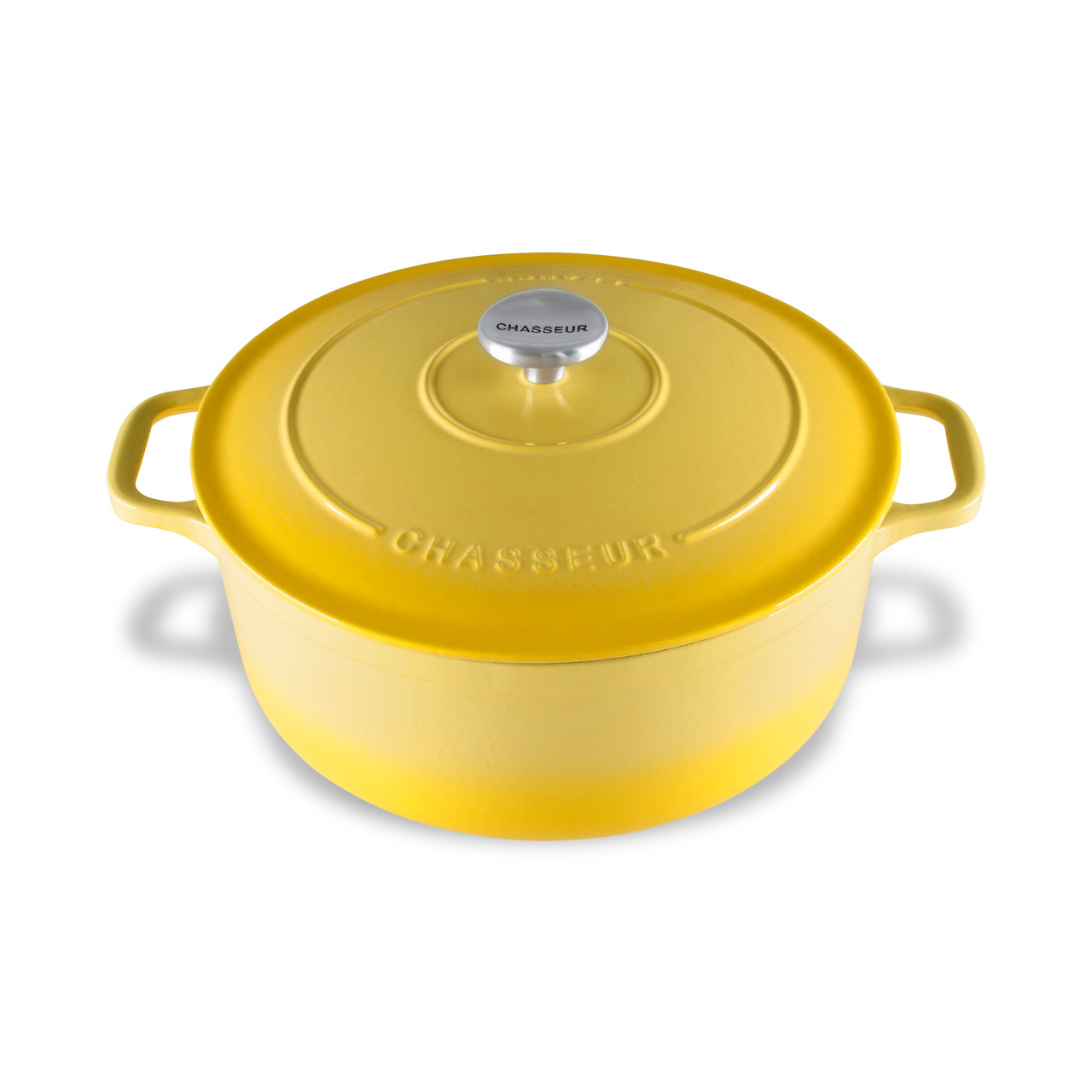 Round French Oven Lemon Yellow Chasseur Australia