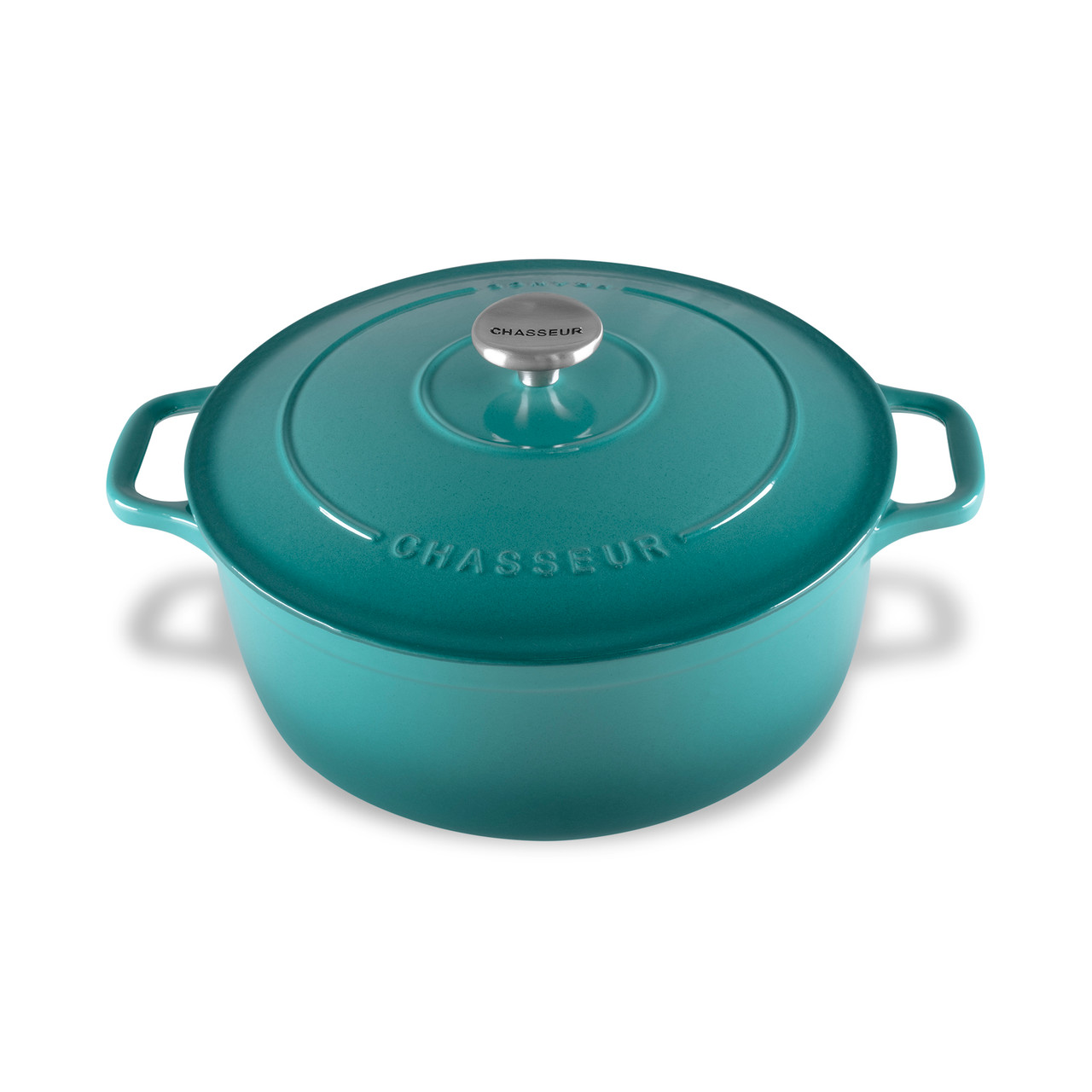 Round French Oven Mediterranean Blue Chasseur Australia