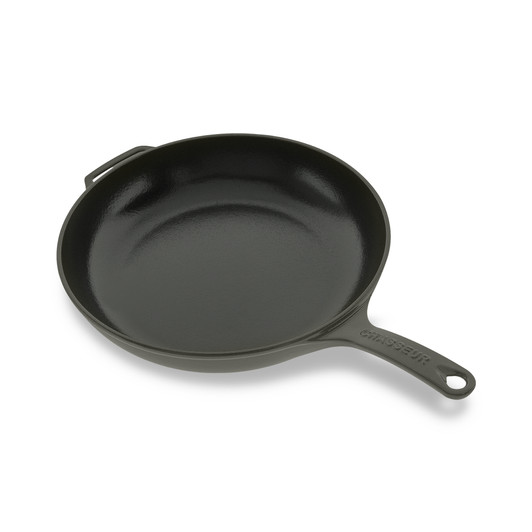 Fry Pan with Cast Handle 28cm Matte Black Chasseur Australia