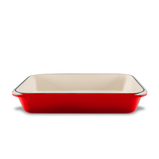 Rectangular Roasting Pan 40 x 26cm Inferno Red Chasseur Australia