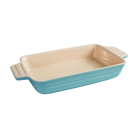 XLarge Rectangular Baker 34 x 24 x 7cm/4L Duck Egg Blue