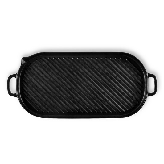 Oval Stove Top Grill 52 x 23cm Onyx