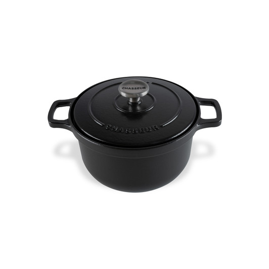 Reviews for Chasseur French Enameled 18 in. Cast Iron Grill Pan in Black