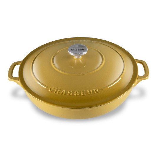 Low Round Casserole 30cm/2.5L Mustard