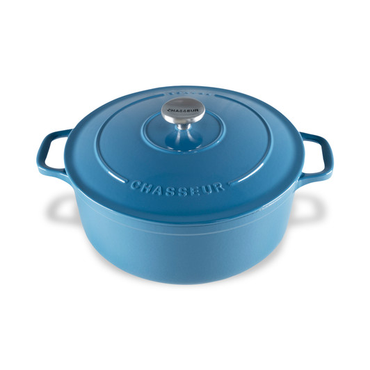 Round French Oven Mediterranean Blue Chasseur Australia