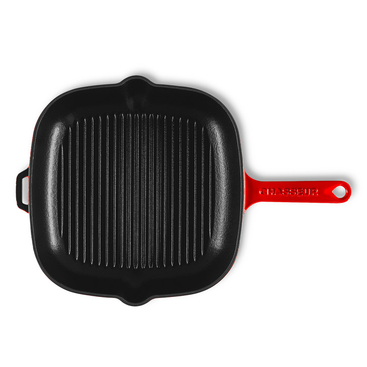 Square Grill 25cm Inferno Red