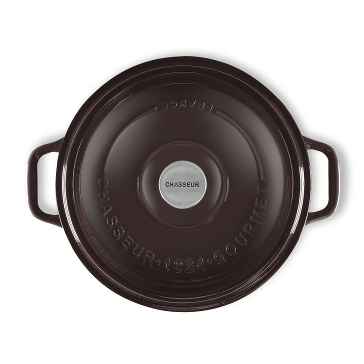 Gourmet Round French Oven 26cm 5 Litre Cast Iron Storm Grey