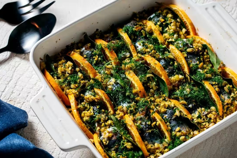 Sicilian Stuffed Sardines (Sarde a Beccafico)