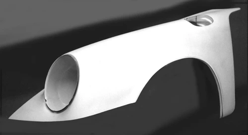 911 stock front fender with gas filler bucket