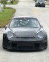 Carbon Fiber hood installed on 996 GT3 CUP