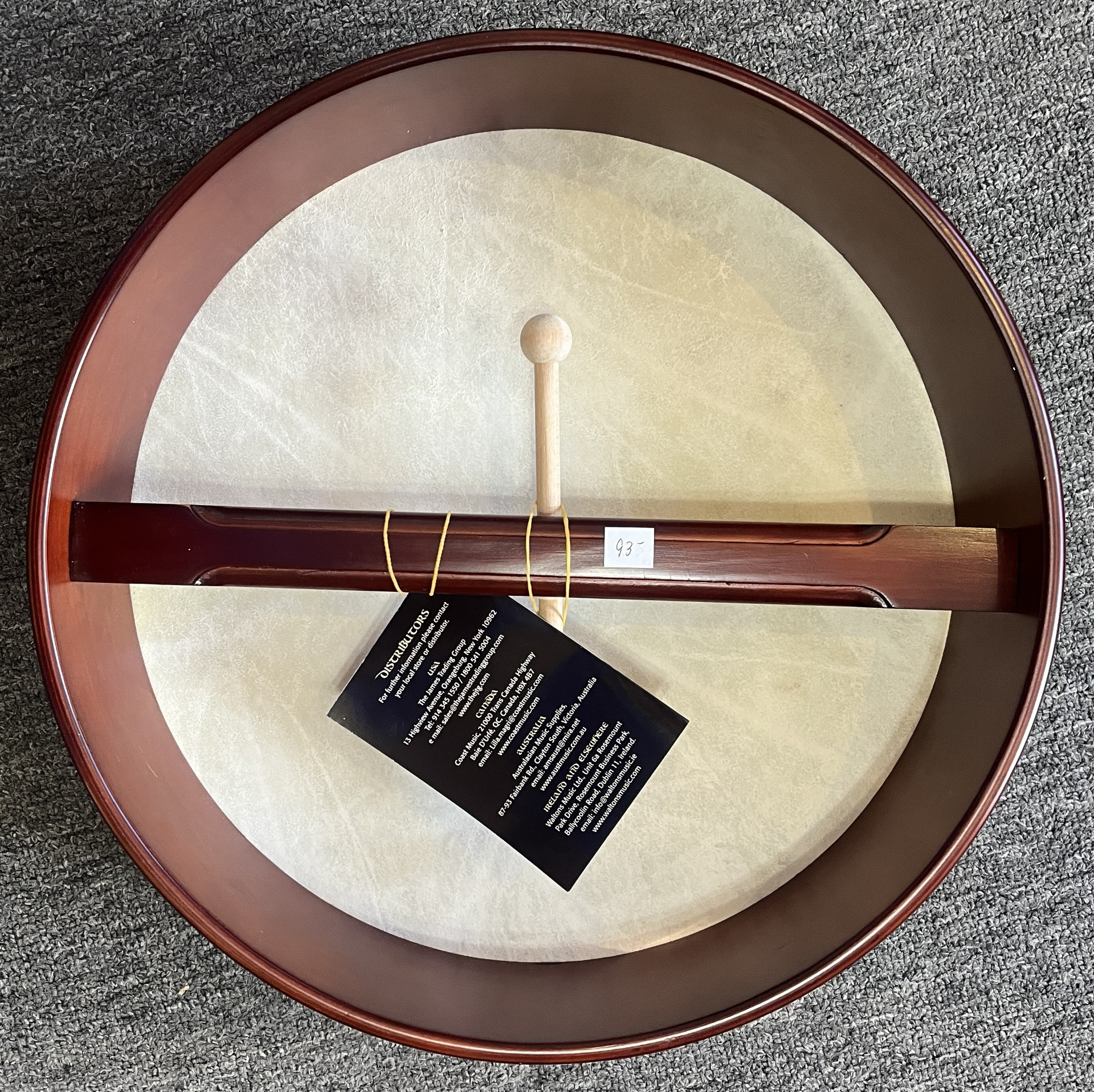 Waltons Standard Brown Bodhran 16