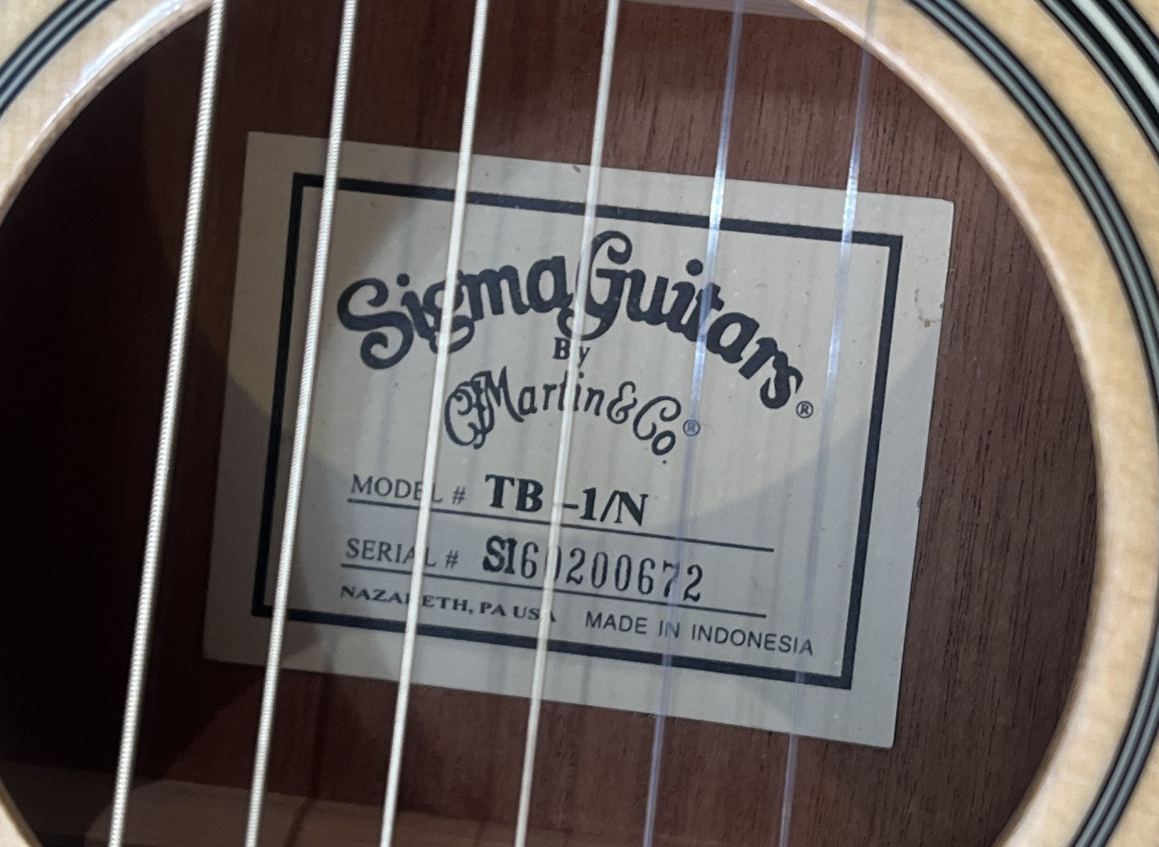 Sigma by Martin Guitar Acoustic-Electric - Al's Music Shop