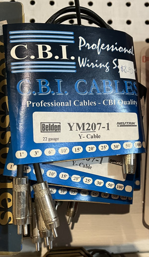 Y-Cable: 22 gauge