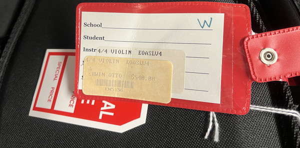 Erwin Otto 4/4 Violin 