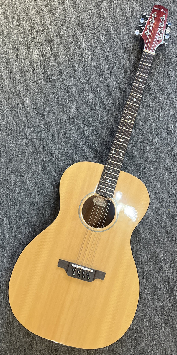 Gold Tone Guitar-Bodied Bouzouki Mandolin with Case
