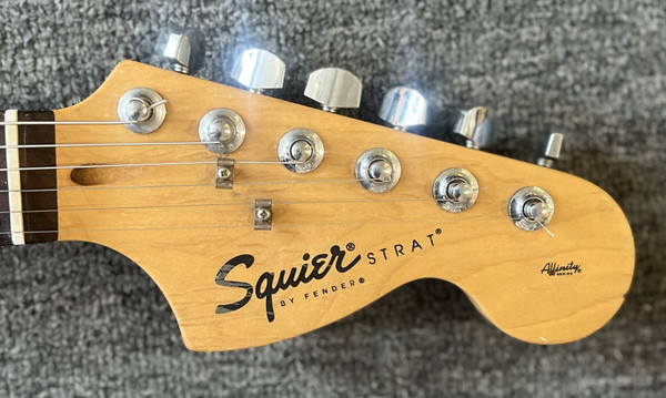 USED Fender Squier Strat Affinity Series Black