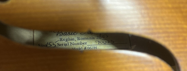 USED 15.5" Euro Basic Antiqued Viola Model 067N 2013 Romania