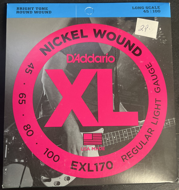 D'Addario Nickel Wound XL Electric Bass Strings