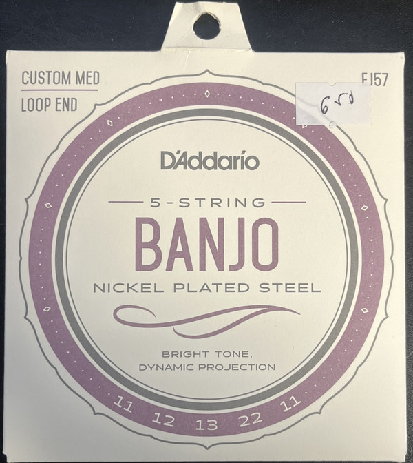 D'Addario 5-String Banjo Nickel Plated Steel