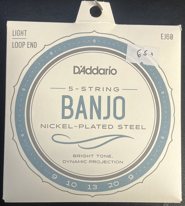 D'Addario 5-String Banjo Nickel Plated Steel