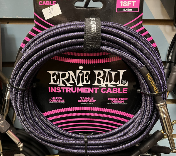 Ernie Ball Instrument Cable 18ft (5.49m)