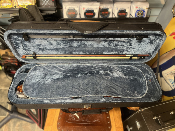 McNeela Premier Acoustic-Electric Student Violin Full Size Irish Fiddle