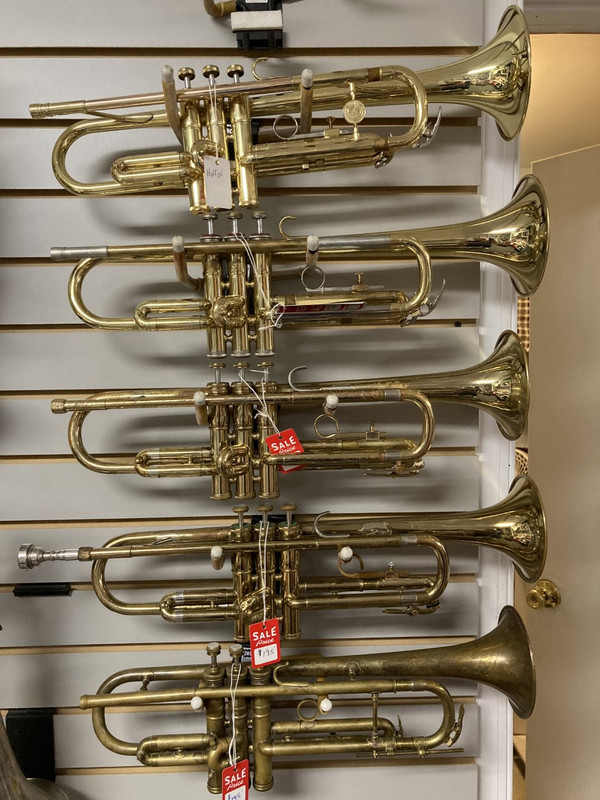 Student Trumpets, USED, Shop Set Up, Ready to Play