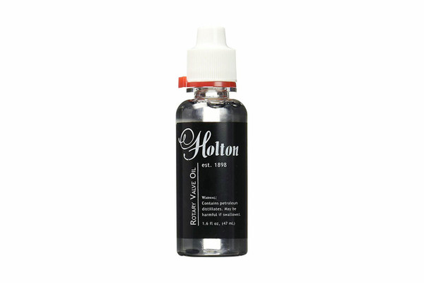 Holton valve oil for rotary-style valves. Musicians find Holton rotary valve oil provides such swiftness and smoothness that their instruments feel like new. Musical instrument valve oil helps protect against wear, eliminates leakage noise, and permits moisture to work for you, not against you.