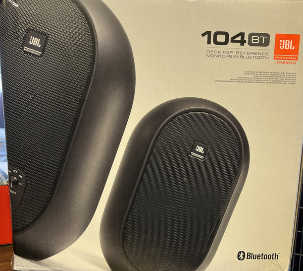 JBL 104BTW Desktop Reference Monitors with Bluetooth