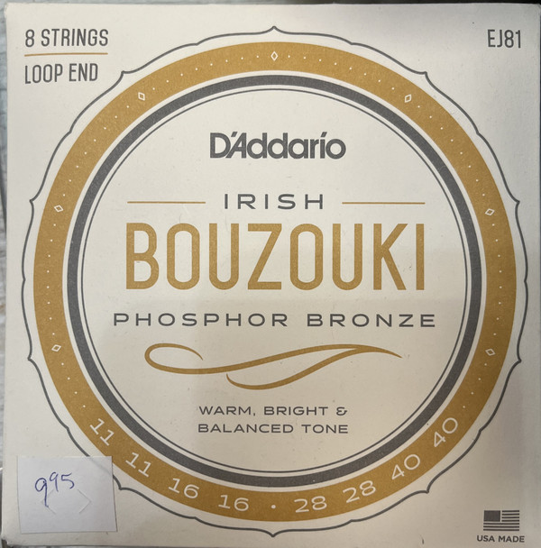 D'Addario Irish Bouzouki Phosphor Bronze
