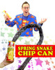 Spring Snakes from Potato Chips Can Joke Gag Magic Trick Gospel