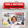 Good News Torn & Restored newspaper magic trick