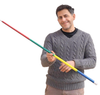Appearing Rainbow Cane Magic Trick Illusion Silks