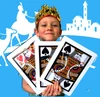 Find the lady 3 card monte jumbo large big stage