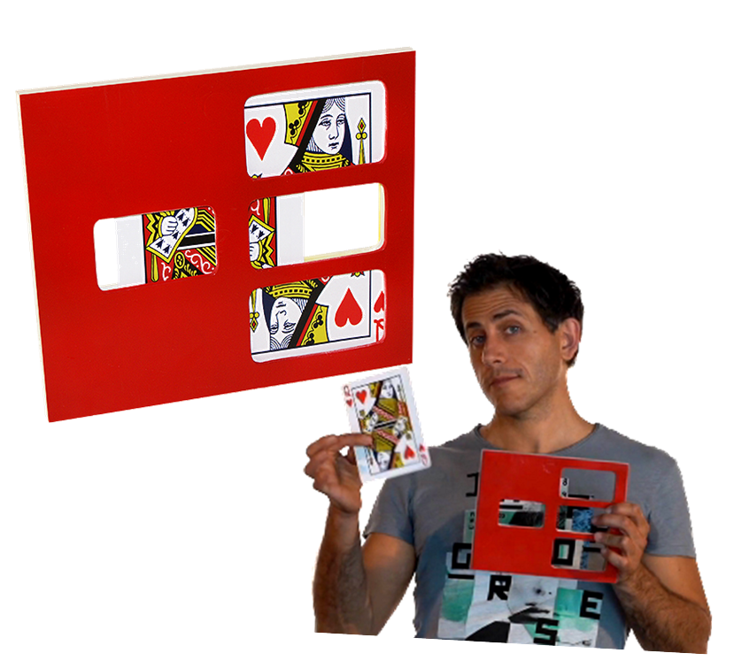 Large Zig Zag Card The Middle Of The Queen Is Magically Removed What S Missing From Our Lives Mission Magic