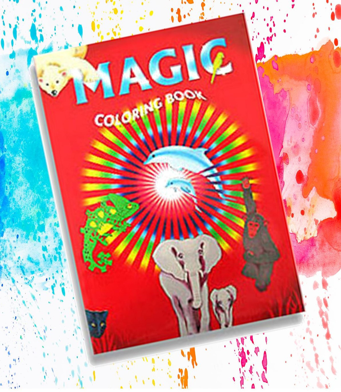 Animal Magic Colouring Book - LARGE - Pictures and colours magically appear  - God's wonderful creation