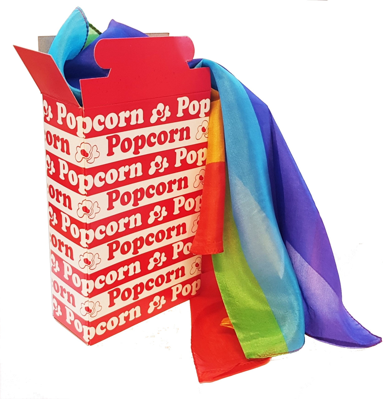 Rainbow Silk Hanky Magic Trick Kids