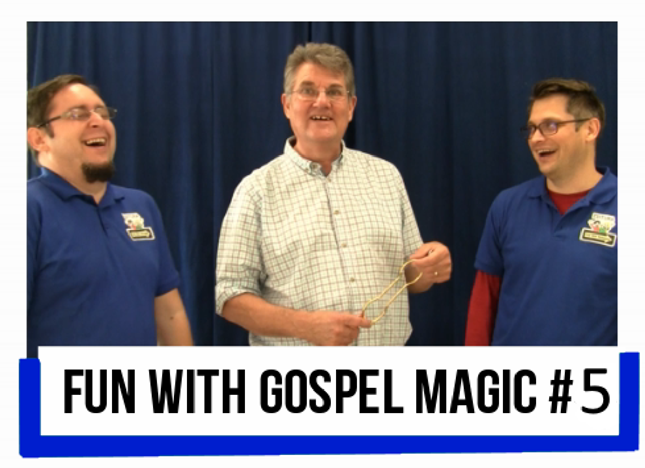 Fun with Gospel Magic Paul Morley Tricks Church Schools Kids