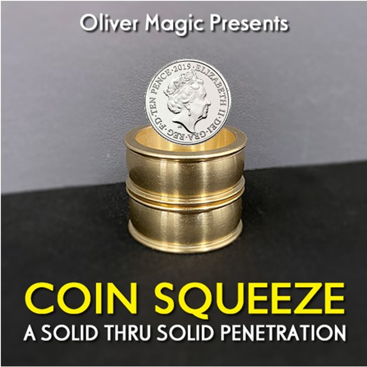 Coin Squeeze -  Coins Melt Thru a Solid Brass Block - Overcoming Obstacles / Forgiveness 