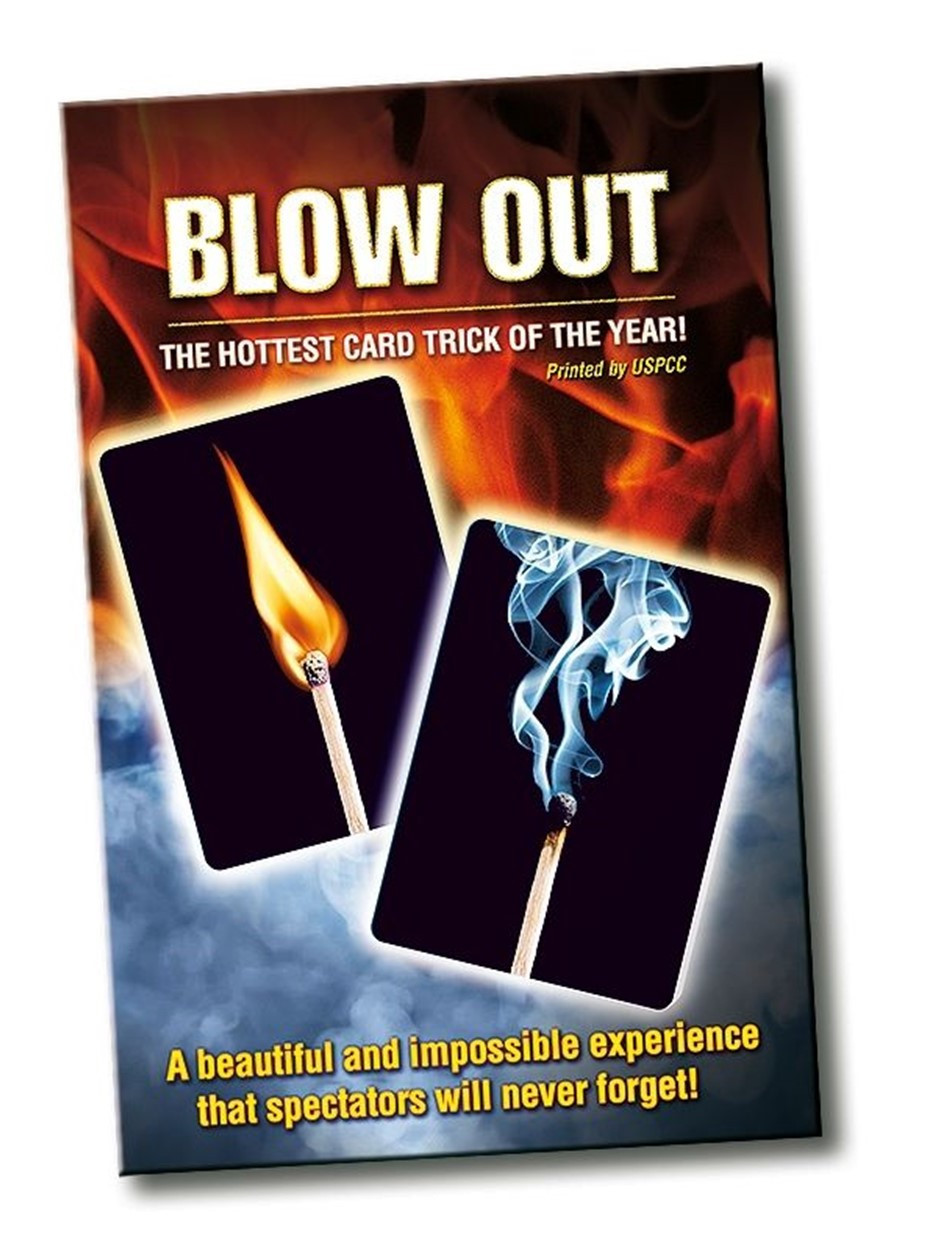 Blow Out Magic Trick Card Close -up DiFatta