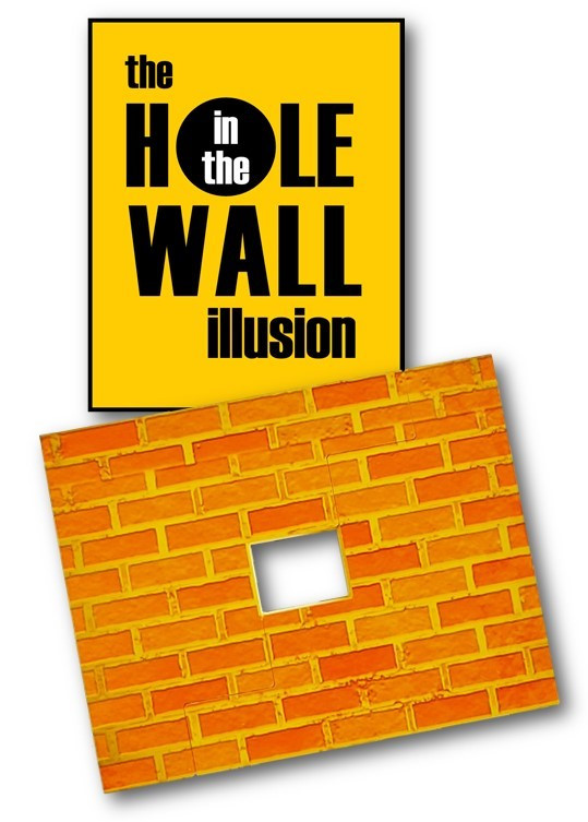 Hole in the Wall Illusion - The Wall with a Hole on Just One Side