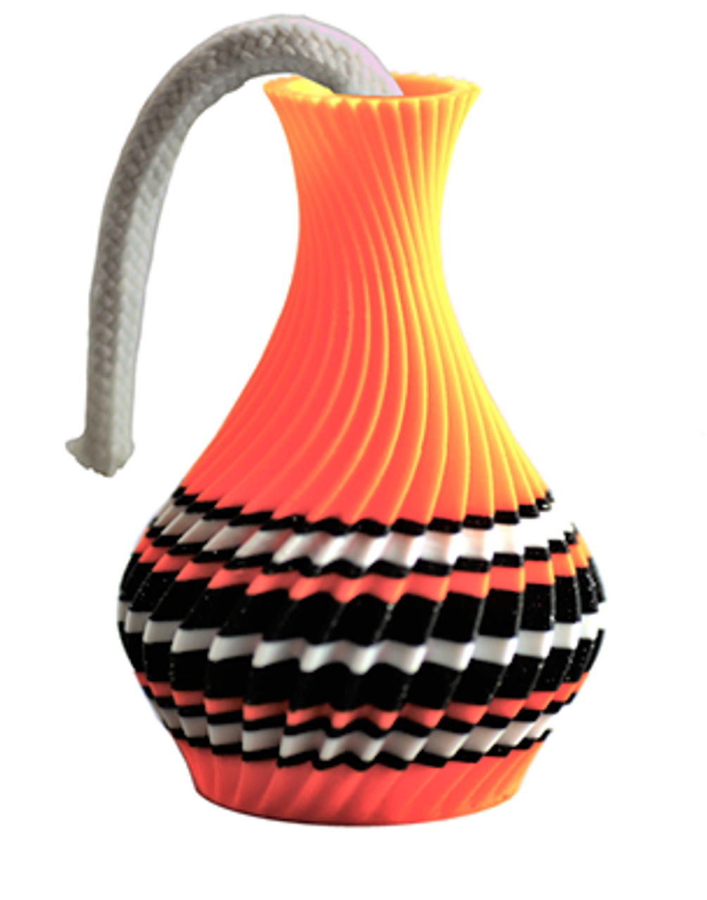 The American Prayer Vase Genie Bottle ORANGE by Big Guy's Magic