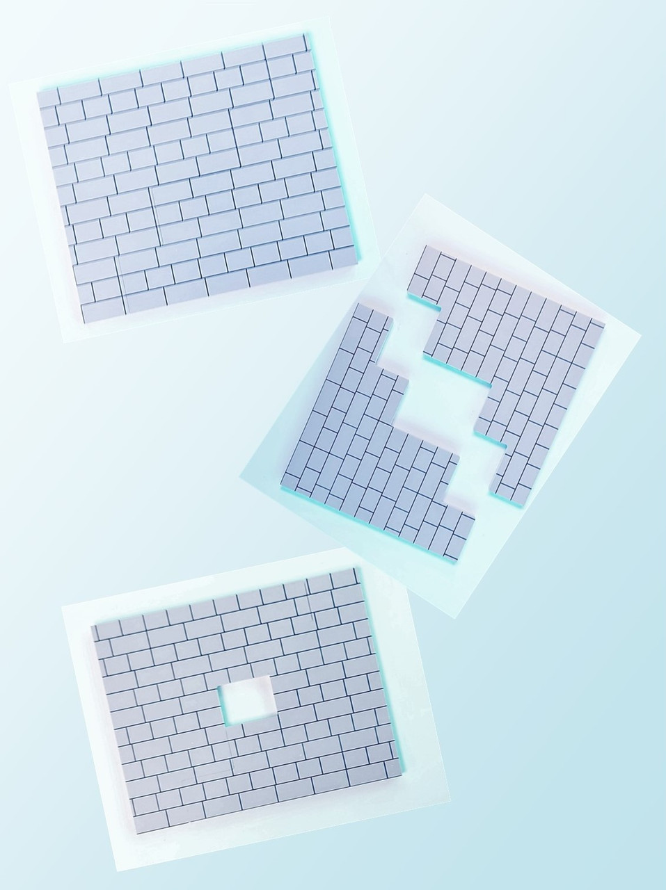 Hole in the Wall Illusion - GREY - The Wall with a Hole on Just