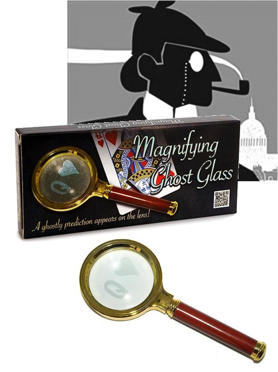Magnifying Ghost Glass Magic Trick Card DiFatta