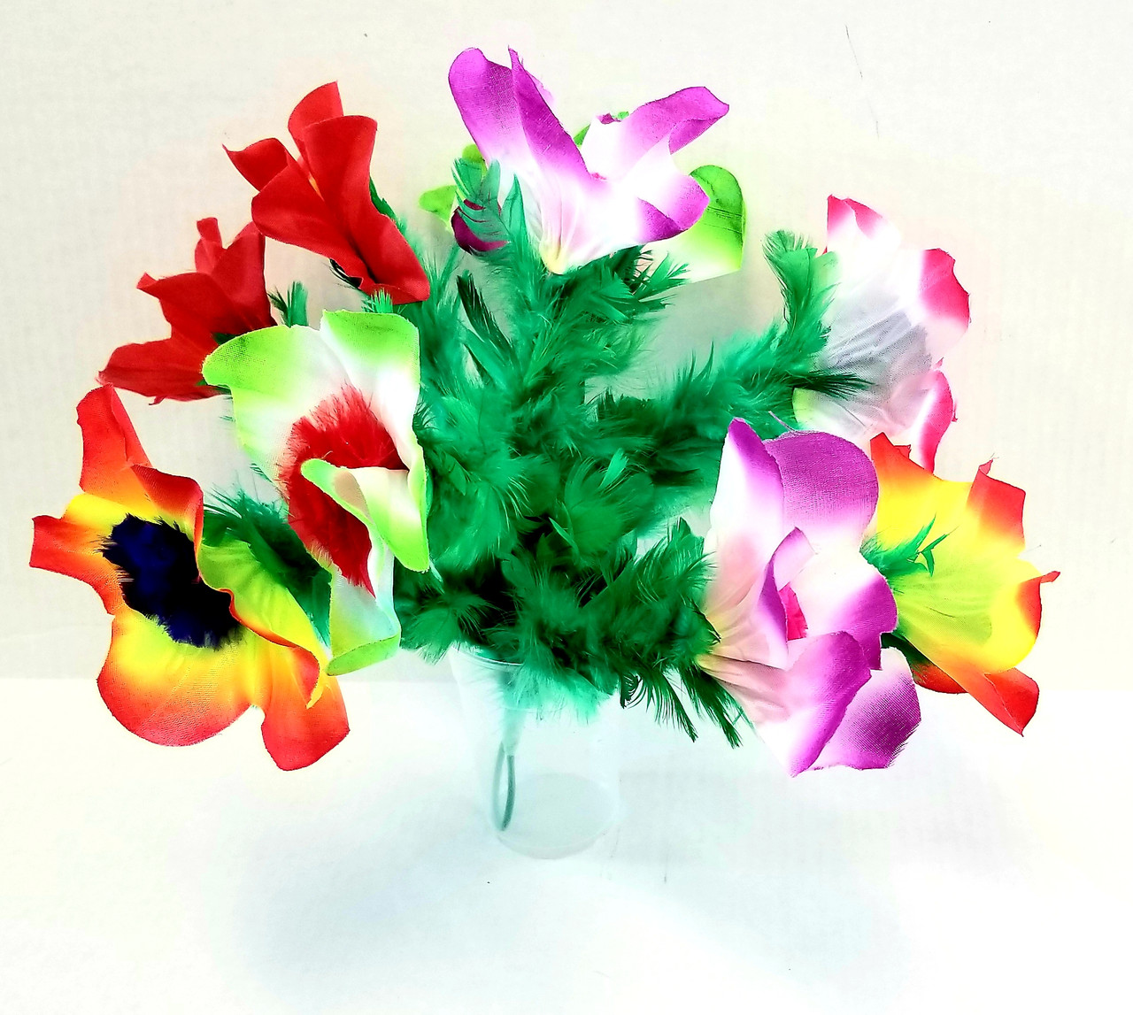 Sleeve Bouquet 10 Cloth Flowers Magic Trick