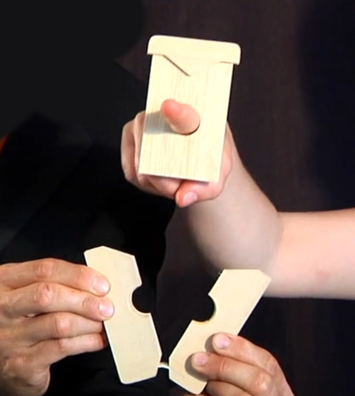 Finger Chopper Penetration Magic Trick Wood