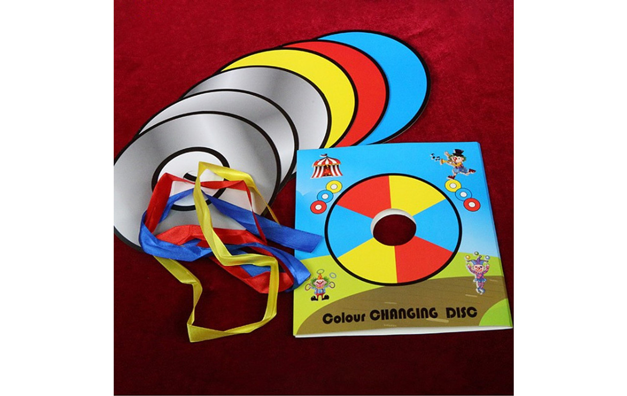 Colour Changing Disc CD Record Magic Trick
