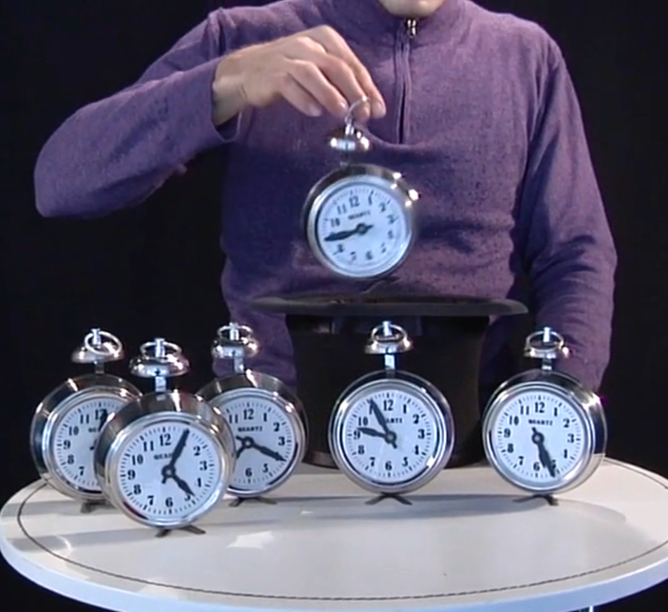 Difatta Magic Trick Production Clocks