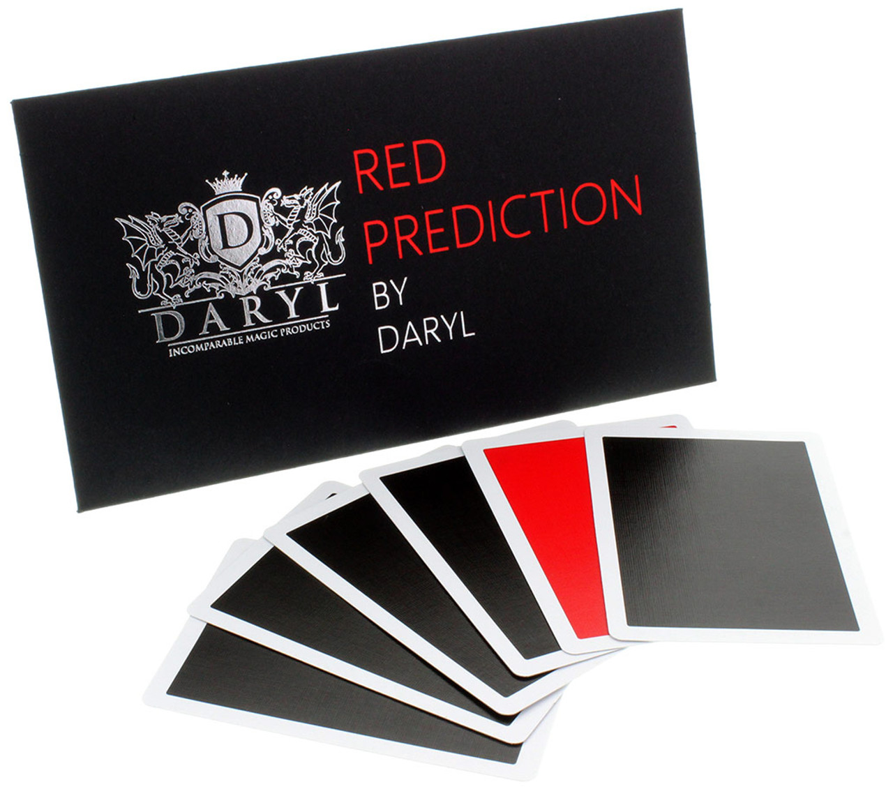 Red Prediction by Daryl Magic Trick Mentalism Card