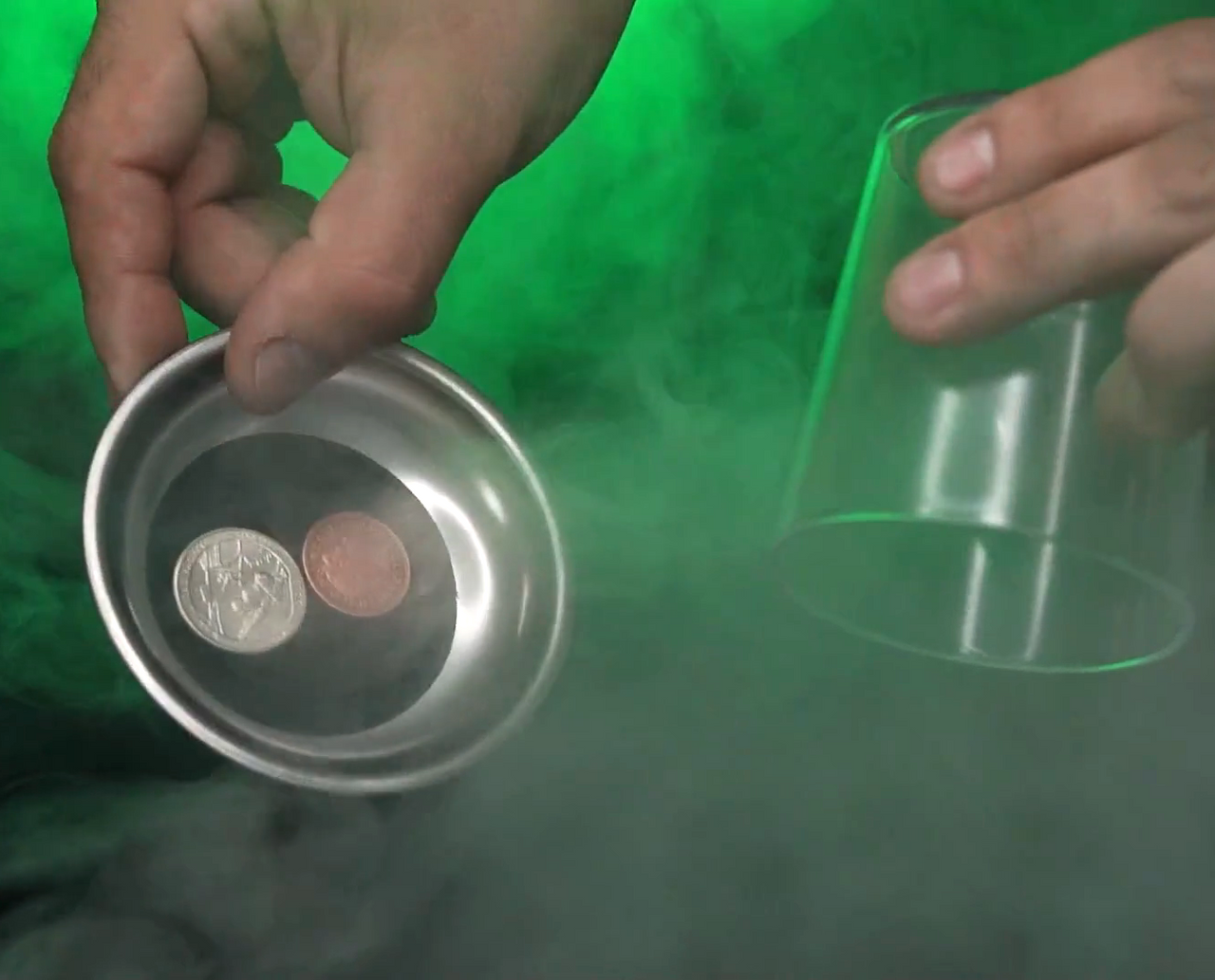 The leprechaun Coin Tray Magic Trick